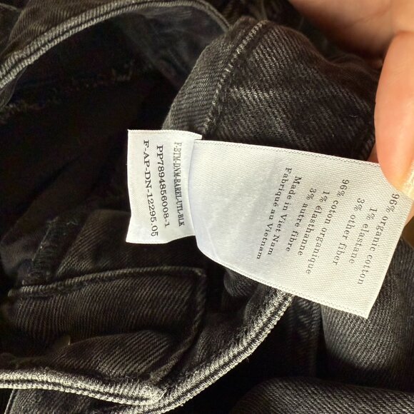 NWT Everlane The Utility Barrel Pant Jeans In Black 30R - Picture 8 of 8